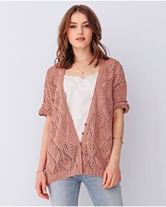 Phildar dames korte mouwen vest van Coton 3