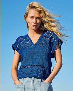 Phildar dames top haken van Phil Coton 3 (213, m30)