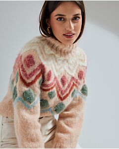 Phildar dames trui breien van Chic (Lurex) en Beaugency (244, m6)