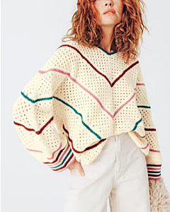 Phildar dames trui haken van Partner 3,5 (220, m17)