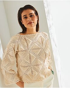 Phildar dames trui haken van Perle 5 (241,m21) | C.R. Couture