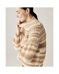 Phildar dames trui met hoge kraag breien van Phil Glamour (204, m16)