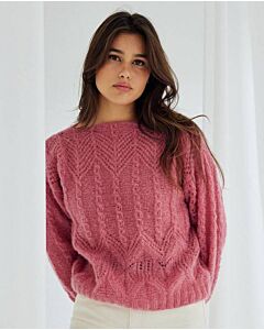 Phildar dames trui met kabel breien van Phil Chic (255,m18)