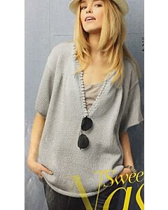 Phildar dames trui met V-Hals breien van Muse