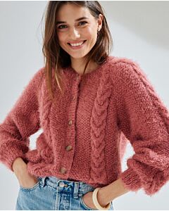 Phildar dames vest breien van Beaugency (244, m20a)