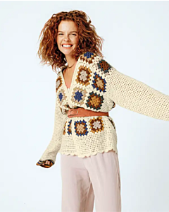 Phildar dames vest haken van Partner 3,5 (220, m2)