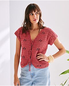 Phildar dames vest haken van Phil Rustique (257,m15)