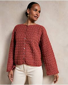 Phildar dames vest haken van Phil Soie Merinos (279,M2)
