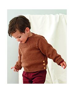 Phildar een mooi peuter truitje breien van Phil Ecolaine.