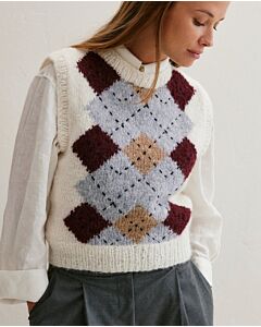 Phildar geruite spencer breien van Phil Givre (262,m12)