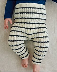 Phildar gestreept baby broekje breien van Phil Super Baby (261,M11)