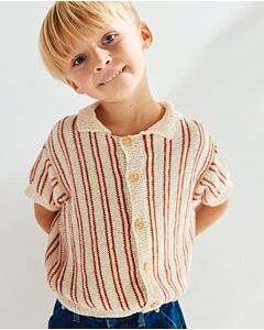 Phildar gestreept jongens vestje breien van Phil Origin (256, m8)