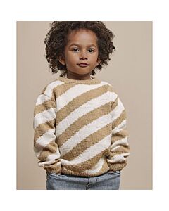Phildar gestreept kindertrui breien van Merinos 3,5 (203, m16)