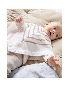 Phildar gestreepte baby poncho breien van Phil Caresse (196, m28)