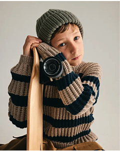 Phildar gestreepte kindertrui breien van Partner 3,5 (246, m15)