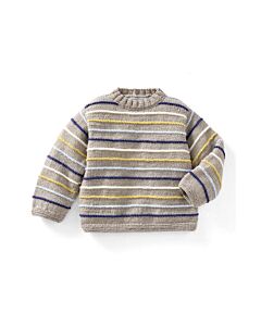 Phildar gestreepte peuter trui breien van Partner 3,5 (217, m5)