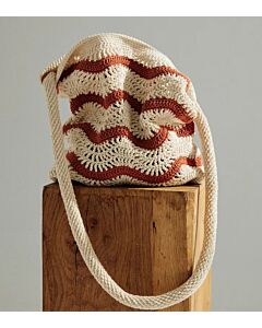 Phildar gestreepte tas haken van Coton 4 (238, m9)