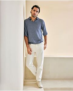 Phildar heren polo rondbreien van Phil Ocean (258, m14)