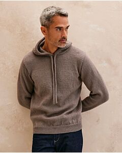 Phildar heren trui met capuchon breien van Phil Lambswool (264,M5)