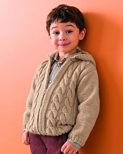 Phildar jongens kabelvest breien van Partner 6