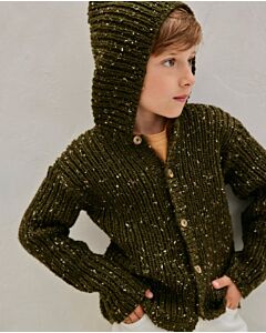 Phildar jongens vest met capuchon breien van Phil Randonnees (263,M9)