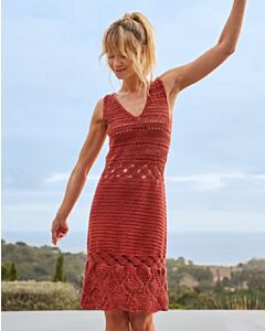 Phildar jurk haken van Phil Perle 5 (213, m20a)