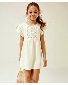 Phildar kinder jurk gebreid van Phil Coton 3 (211, m5)