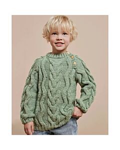 Phildar kinder kabeltrui breien van Phil Irlandais (203, m24)