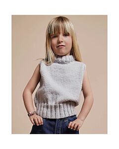 Phildar kinder trui met korte mouwen breien van Phil Ecolaine (703, m4)