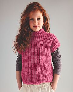Phildar kinder trui van Phil Looping en Phil Light Mohair (246,m3)