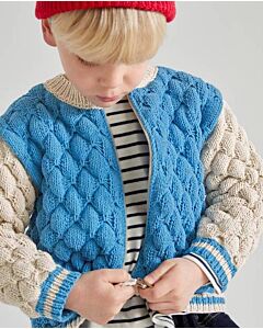 Phildar kinderjasje breien van Phil Cabotine (225, m6)