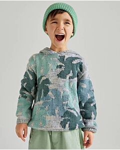 Phildar kindertrui breien van Phil Coton 4 en Phil Exotique (225, m12)