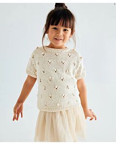 Phildar kindertrui met korte mouwen breien van Phil Rustique (239, m4)