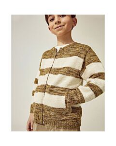 Phildar kindervest breien van Phil Rainbow en Phil Cabotine (211, m29)