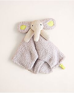 Phildar knuffeldoek olifant breien van Cotton 3, Phil Douce en Phil Cabotine (271,m5)