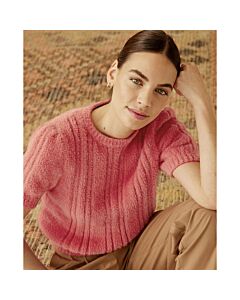 Phildar korte mouwen trui breien van Phil Romance (214, m2)