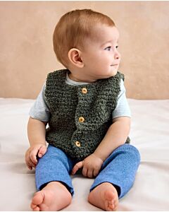Phildar makkelijk baby vestje breien van Phil Douce (271,M12)