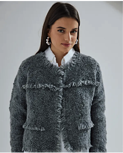 Phildar makkelijk dames vest met franjes breien van Phil Romantico (244,m12)