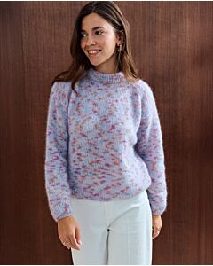 Phildar makkelijke dames trui breien van Phil Mohair Cotton (270,m9)