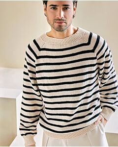 Phildar makkelijke heren trui breien van Phil Coton 3 (258,m2)