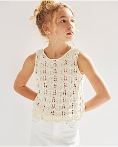 Phildar meiden topje breien van Phil Rustique (256, m10)