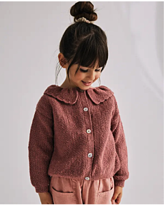 Phildar meiden vestje met kraag breien van Super Baby (247,m6)