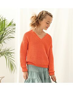 Phildar meiden trui breien van Phil Eclat