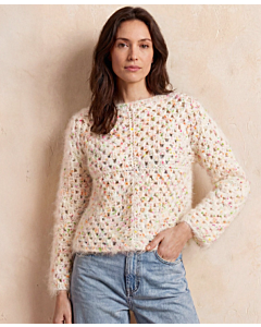 Phildar Mohair Dots trui haken
