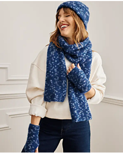 Phildar muts, sjaal en handschoen breien van Phil Leo Concept (Phildar 235, m27c) | C.R. Couture