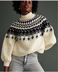 Phildar Noorse dames trui haken van Partner 3.5 en Phil Starlight (248,m10)