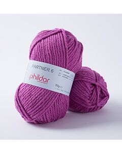 Phildar Partner 6 wol kleur fuchsia 21