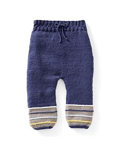 Phildar peuter broek breien met strepen aan de pijp (217, m6)