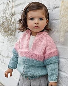 Phildar peuter jasje breien van Phil Beaugency en Merinos 6 (193, m6)