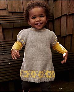 Phildar peuter jurk breien van Partner 3,5 (217, m14)